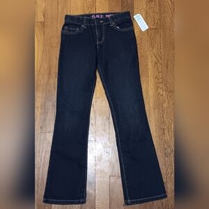 NWT Place Girl's Dark Blue Boot Cut Jeans